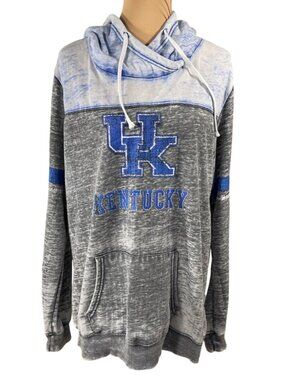 Top Of The World Shirt University Of KY Burnout Hood Size XXL Thin Sweatshirt